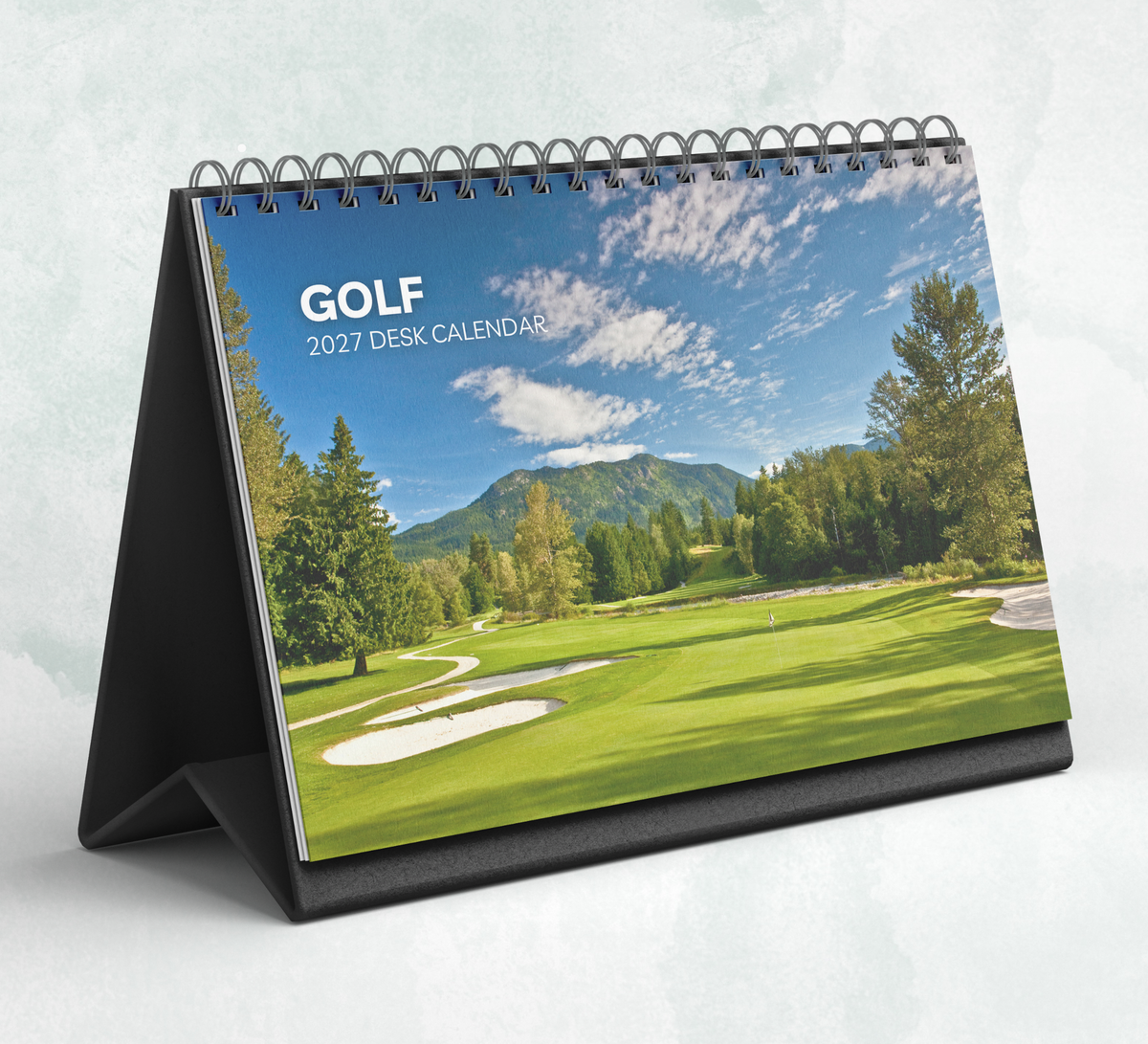 Golf Desk Calendar 2027-2028