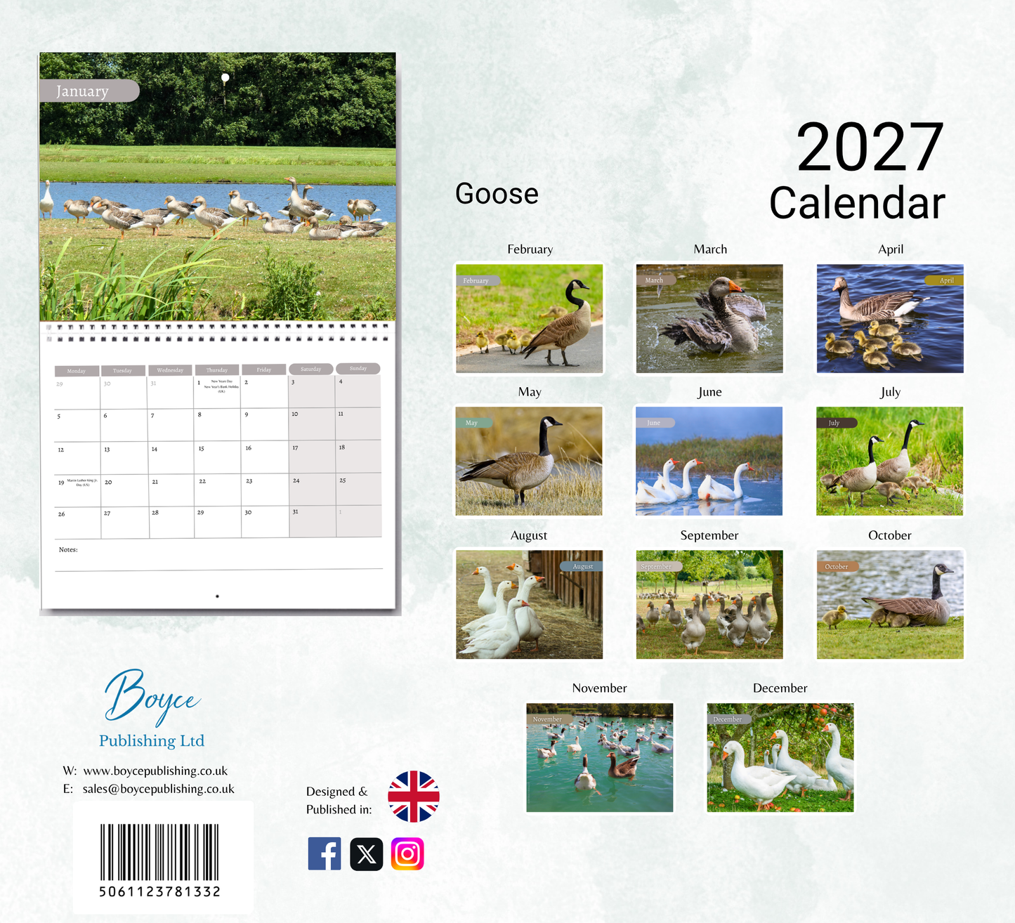 Goose Calendar 2027