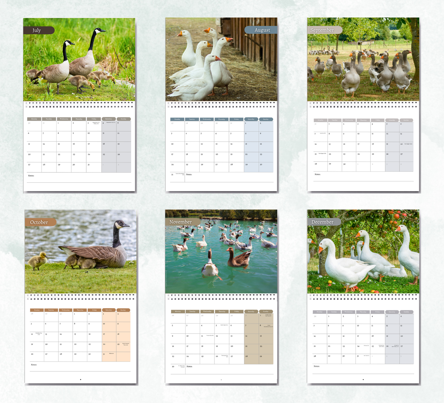 Goose Calendar 2027