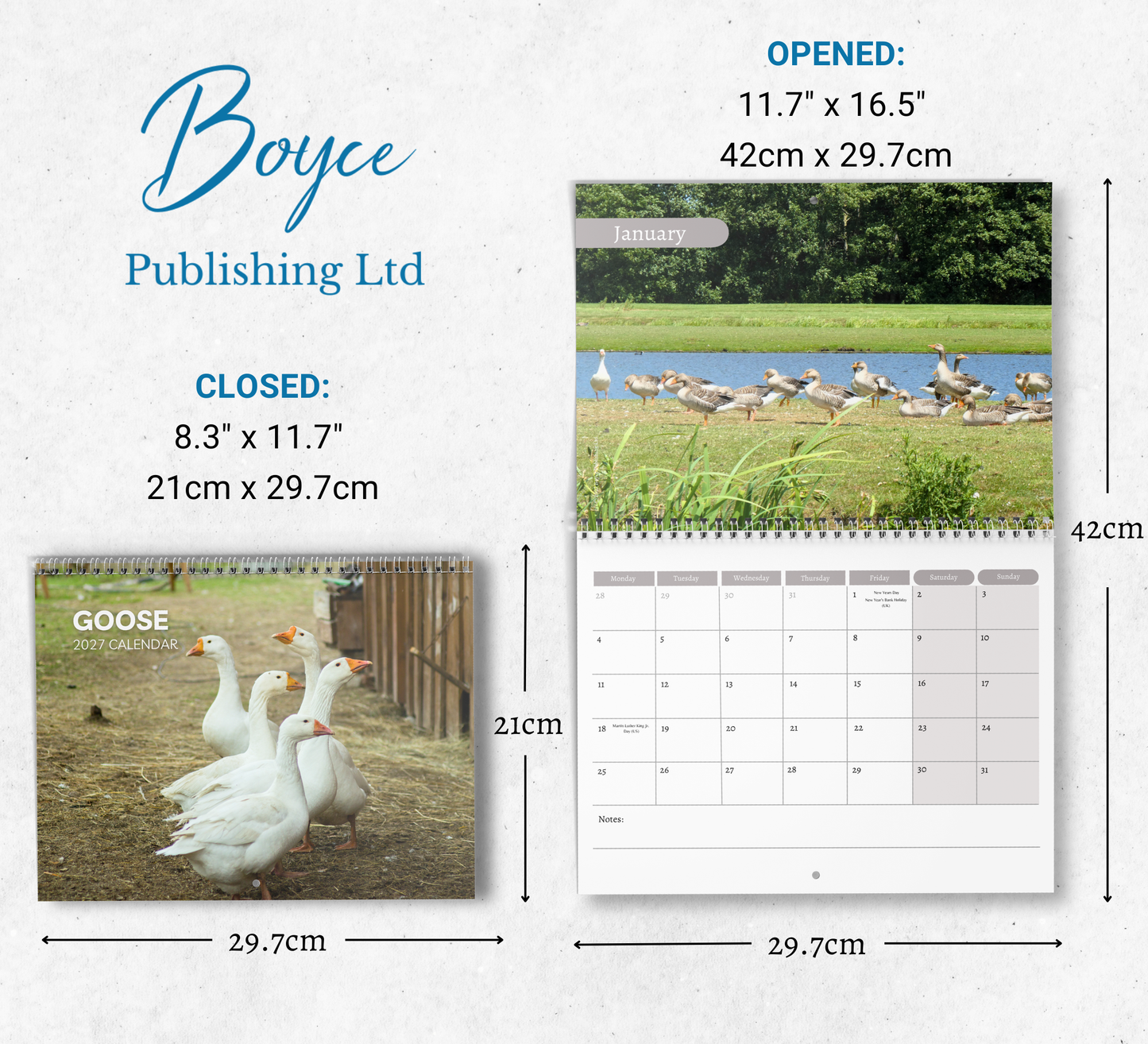 Goose Calendar 2027