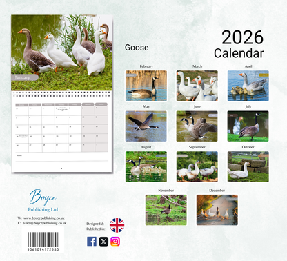 Goose Calendar 2026