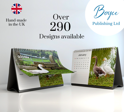 Goose Desk Calendar 2026-2027