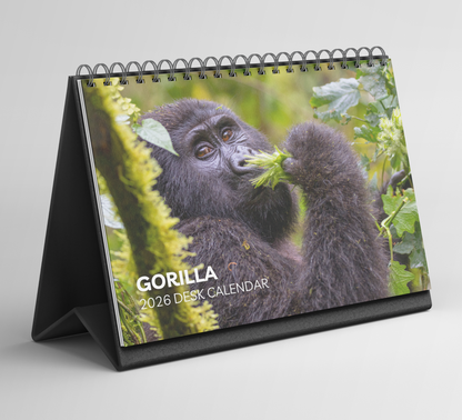 Gorilla Desk Calendar 2026-2027