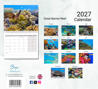 Great Barrier Reef Calendar 2027