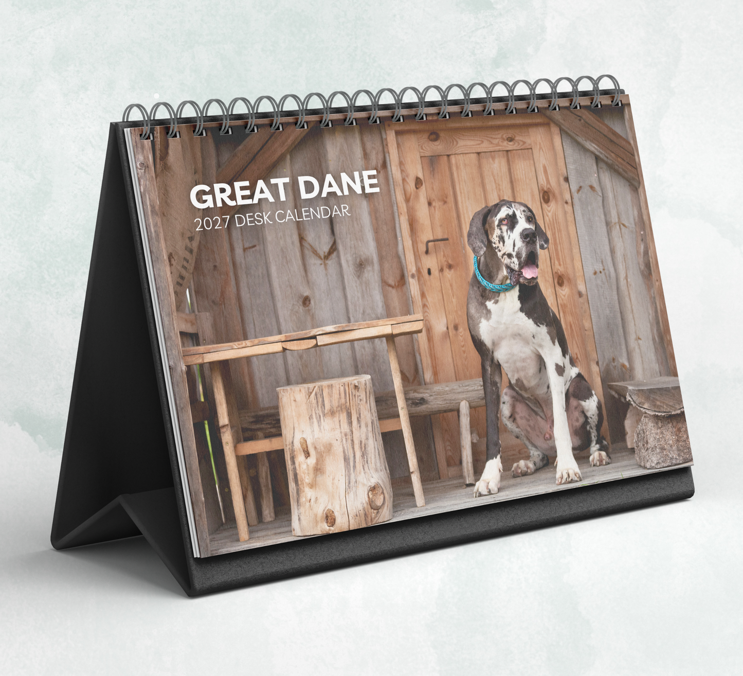 Great Dane Desk Calendar 2027-2028