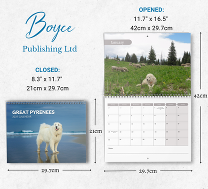 Great Pyrenees Calendar 2027