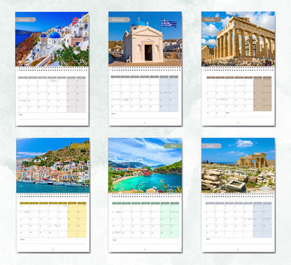 Greece Calendar 2027