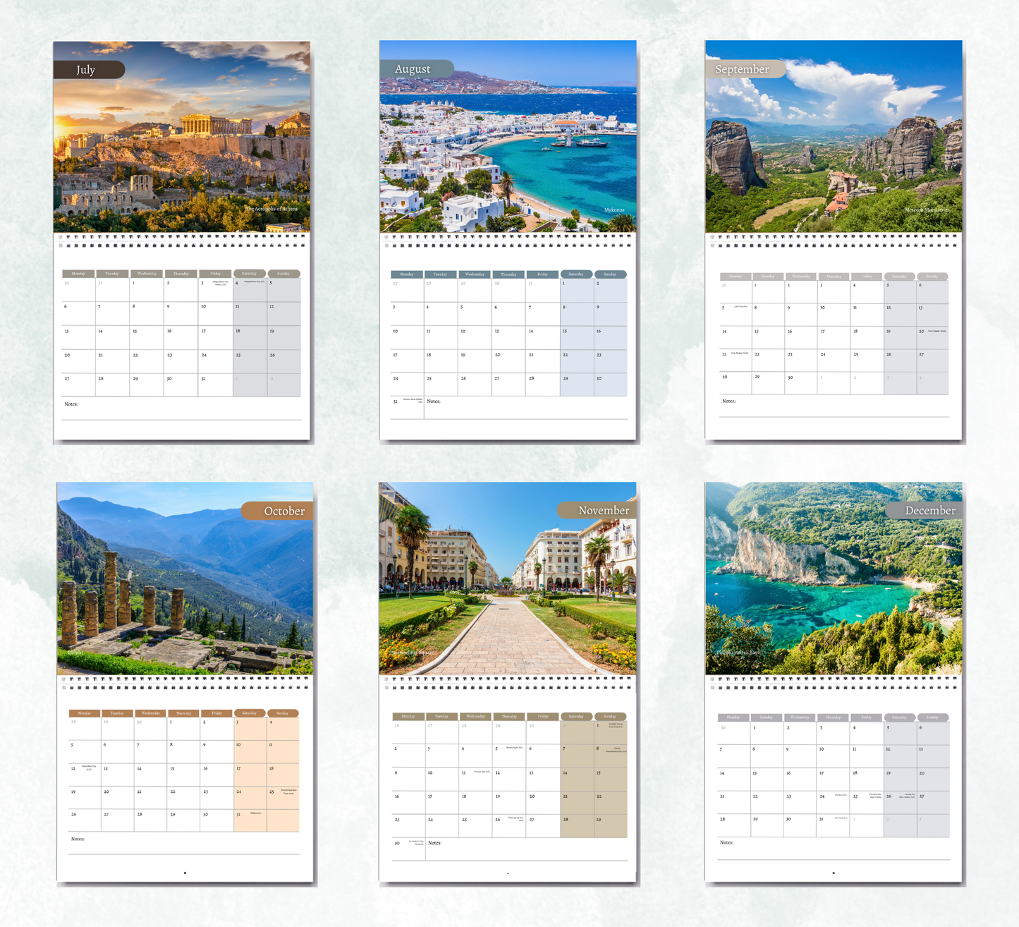 Greece Calendar 2027