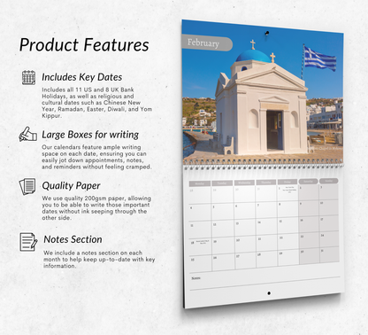 Greece Calendar 2027