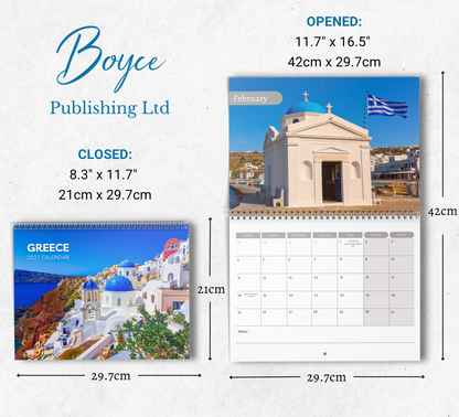Greece Calendar 2027