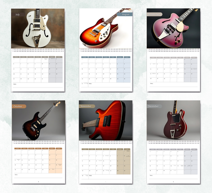 Guitar Calendar 2026