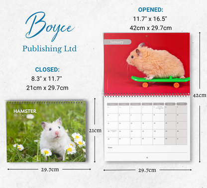 Hamster Calendar 2027