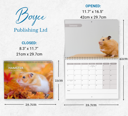 Hamster Calendar 2026