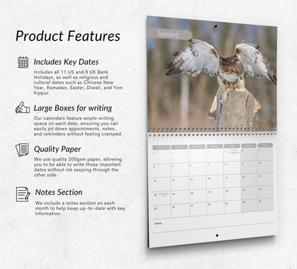 Hawk Calendar 2027