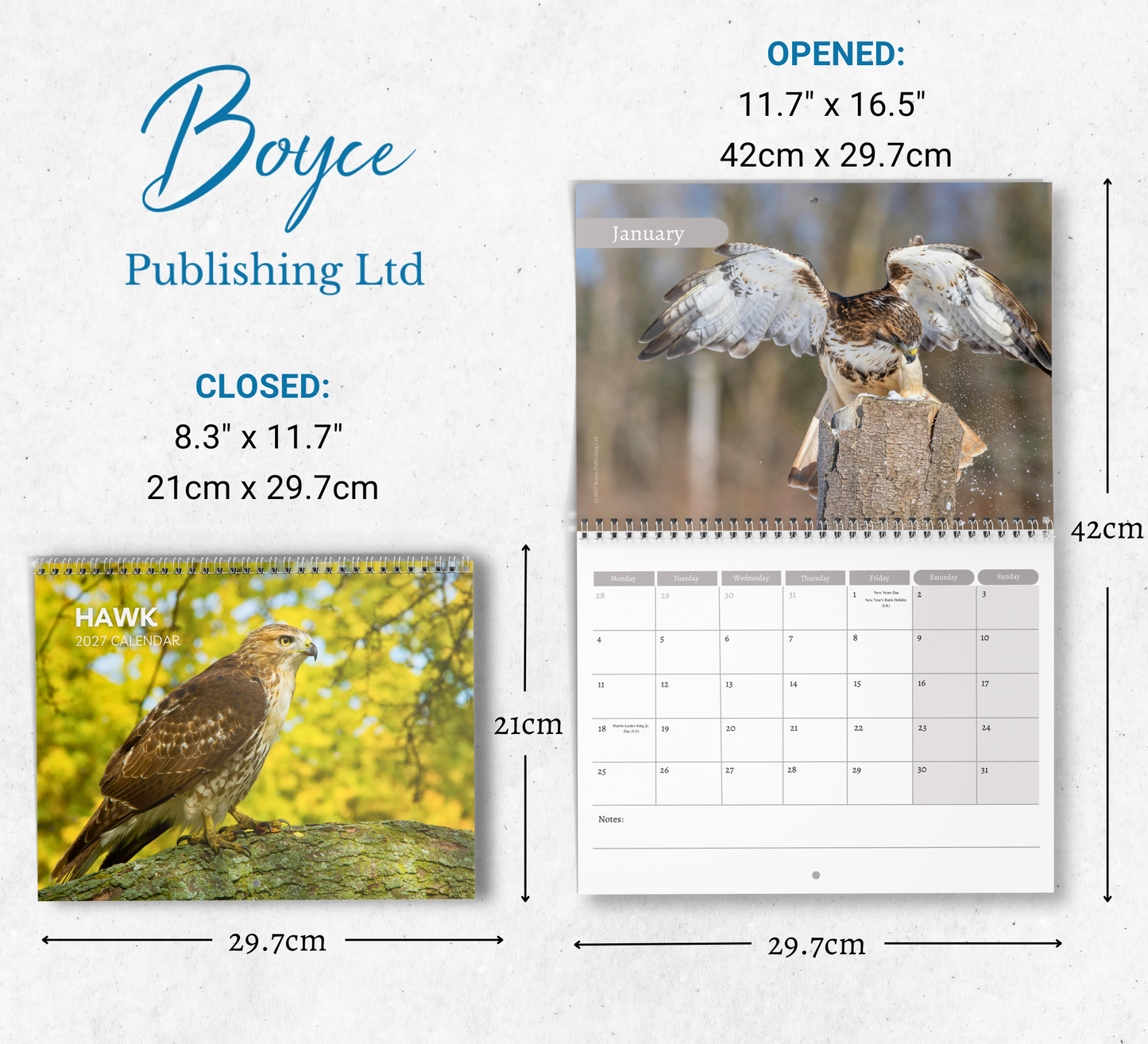 Hawk Calendar 2027