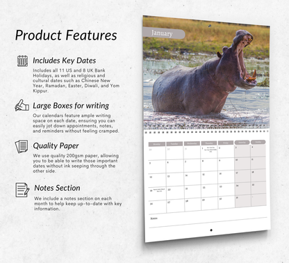 Hippo Calendar 2026