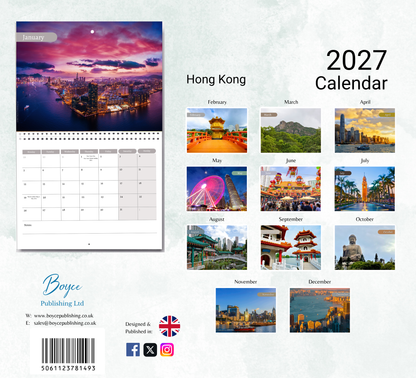 Hong Kong Calendar 2027