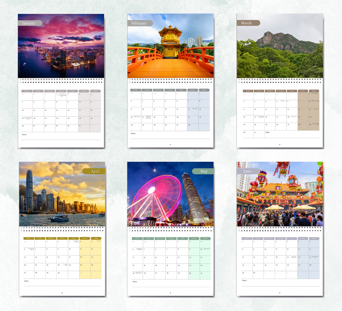 Hong Kong Calendar 2027