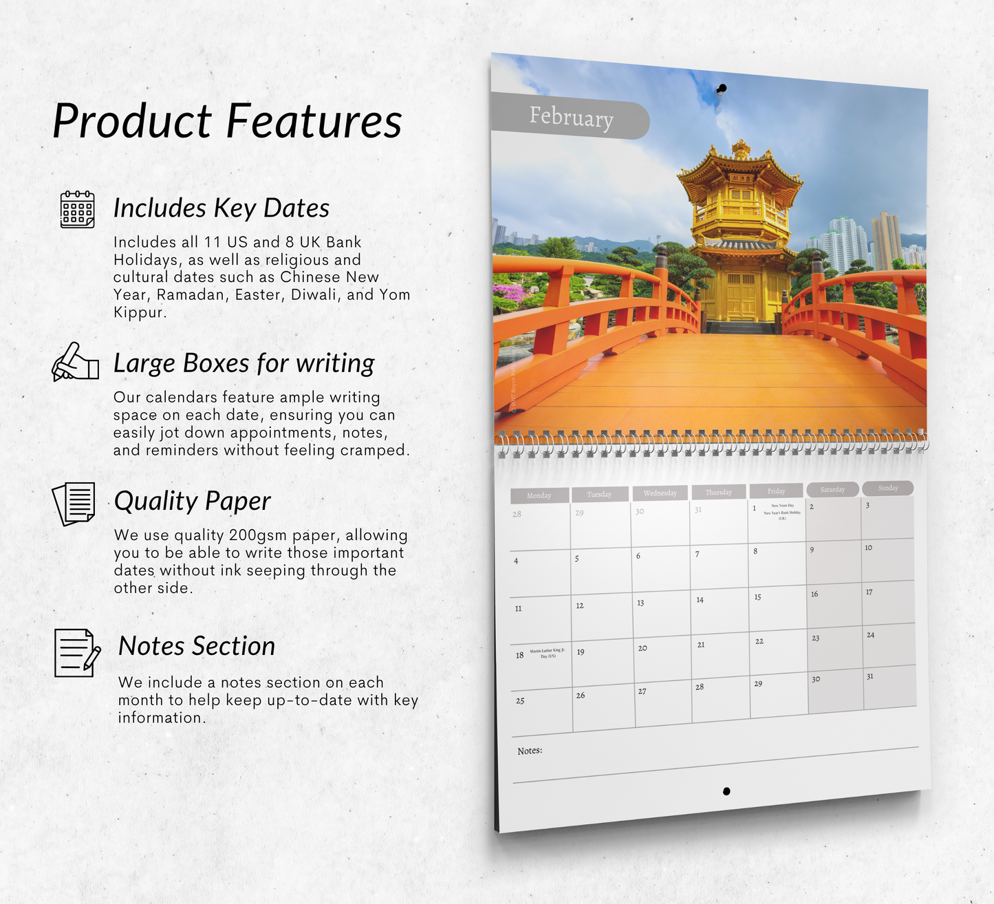 Hong Kong Calendar 2027