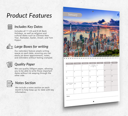 Hong Kong Calendar 2026