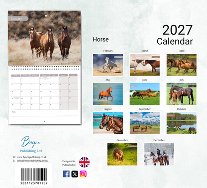 Horse Calendar 2027