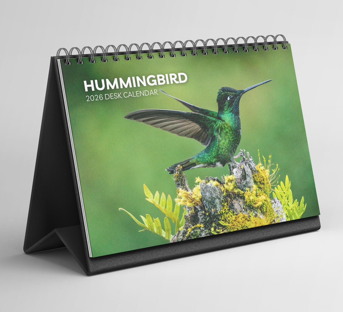 Hummingbird Desk Calendar 2026-2027