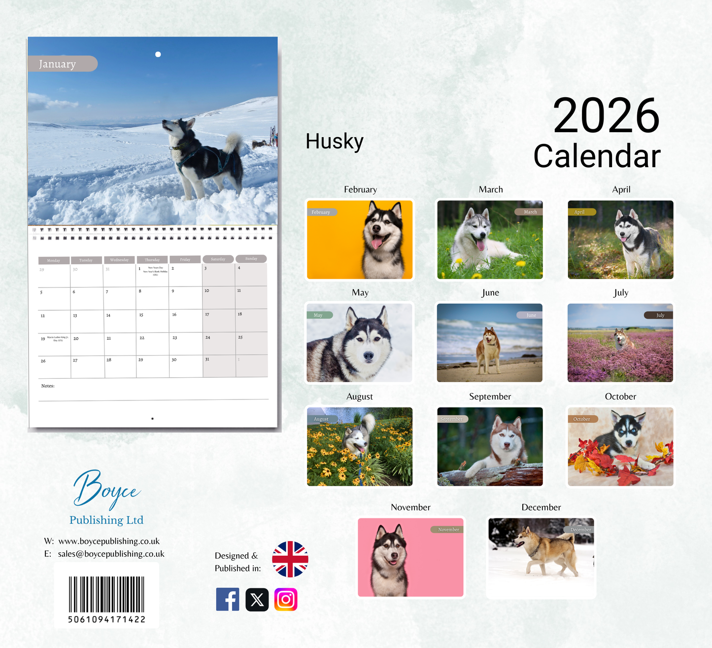 Husky Calendar 2026
