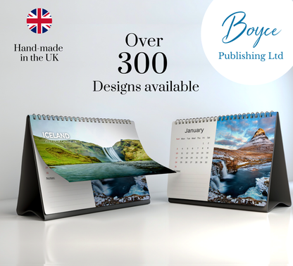 Iceland Desk Calendar 2027-2028
