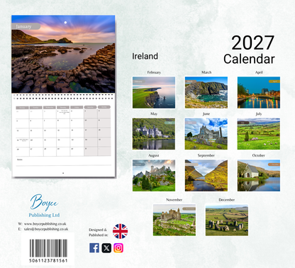 Ireland Calendar 2027