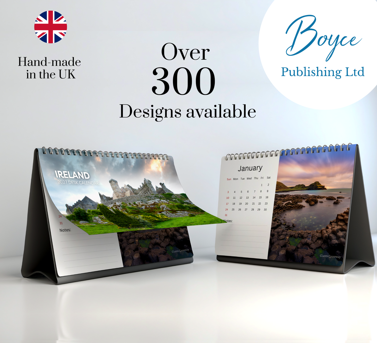 Ireland Desk Calendar 2027-2028