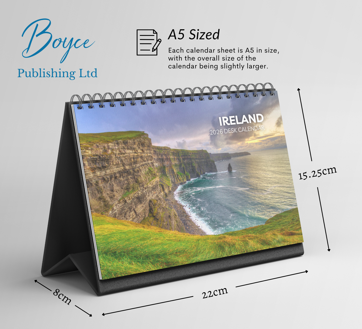 Ireland Desk Calendar 2026-2027