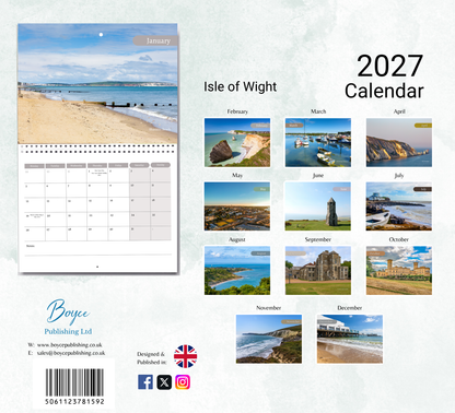 Isle of Wight Calendar 2027