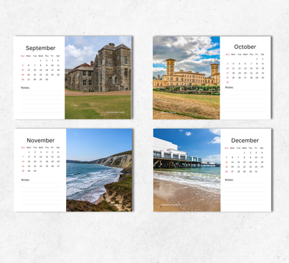 Isle of Wight Desk Calendar 2027-2028