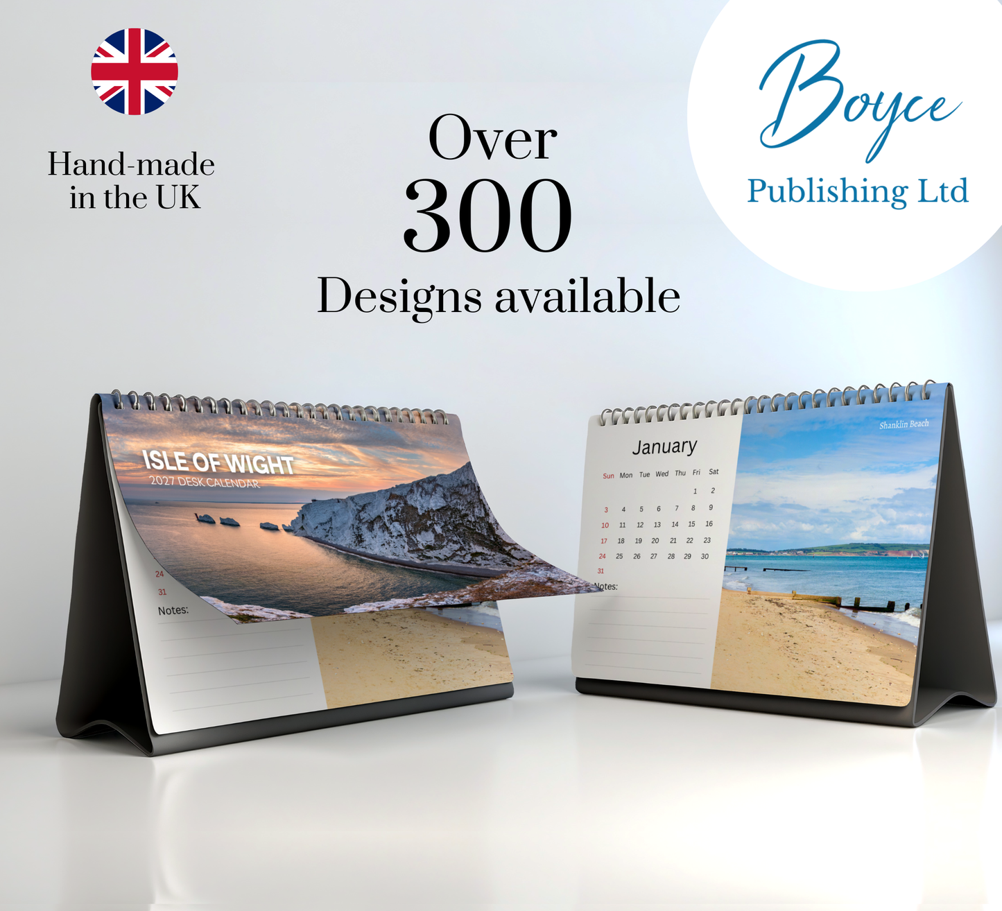 Isle of Wight Desk Calendar 2027-2028
