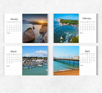 Isle of Wight Desk Calendar 2026-2027