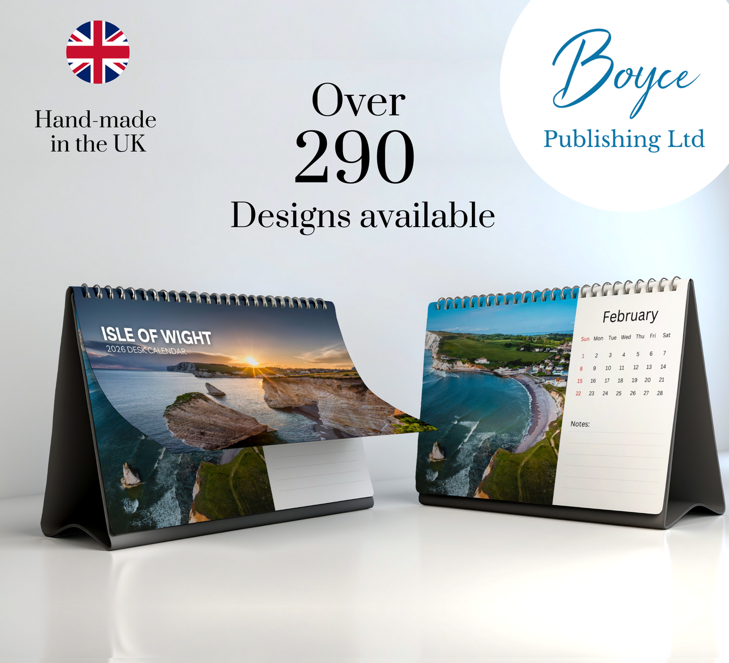 Isle of Wight Desk Calendar 2026-2027