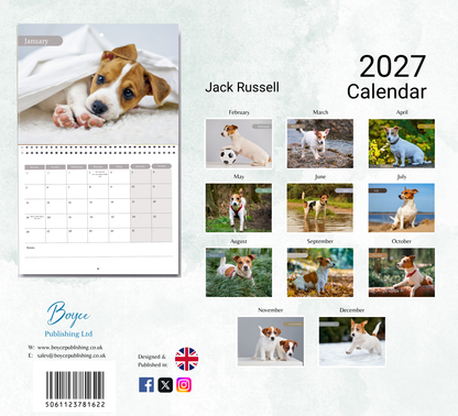 Jack Russell Calendar 2027