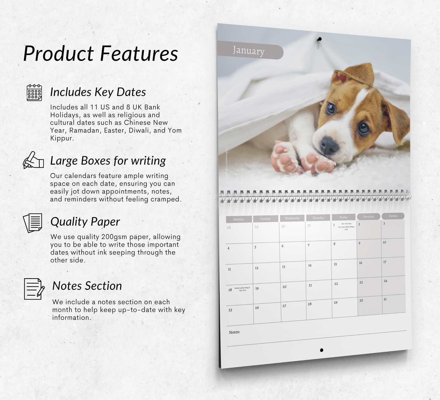 Jack Russell Calendar 2027
