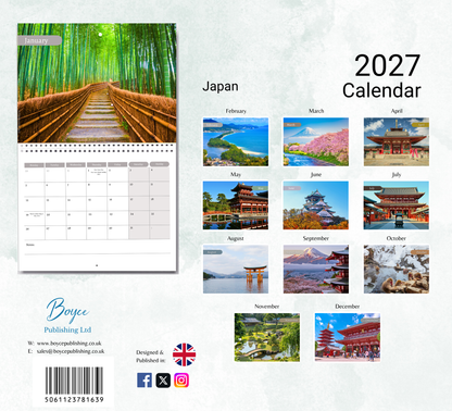 Japan Calendar 2027