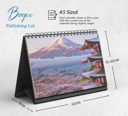 Japan Desk Calendar 2027-2028