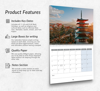 Japan Calendar 2026