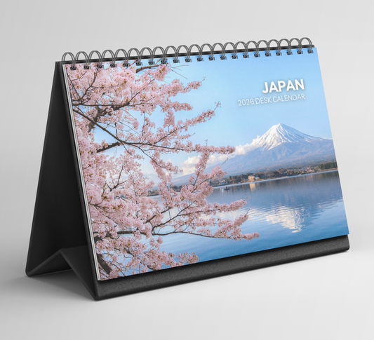 Japan Desk Calendar 2026-2027