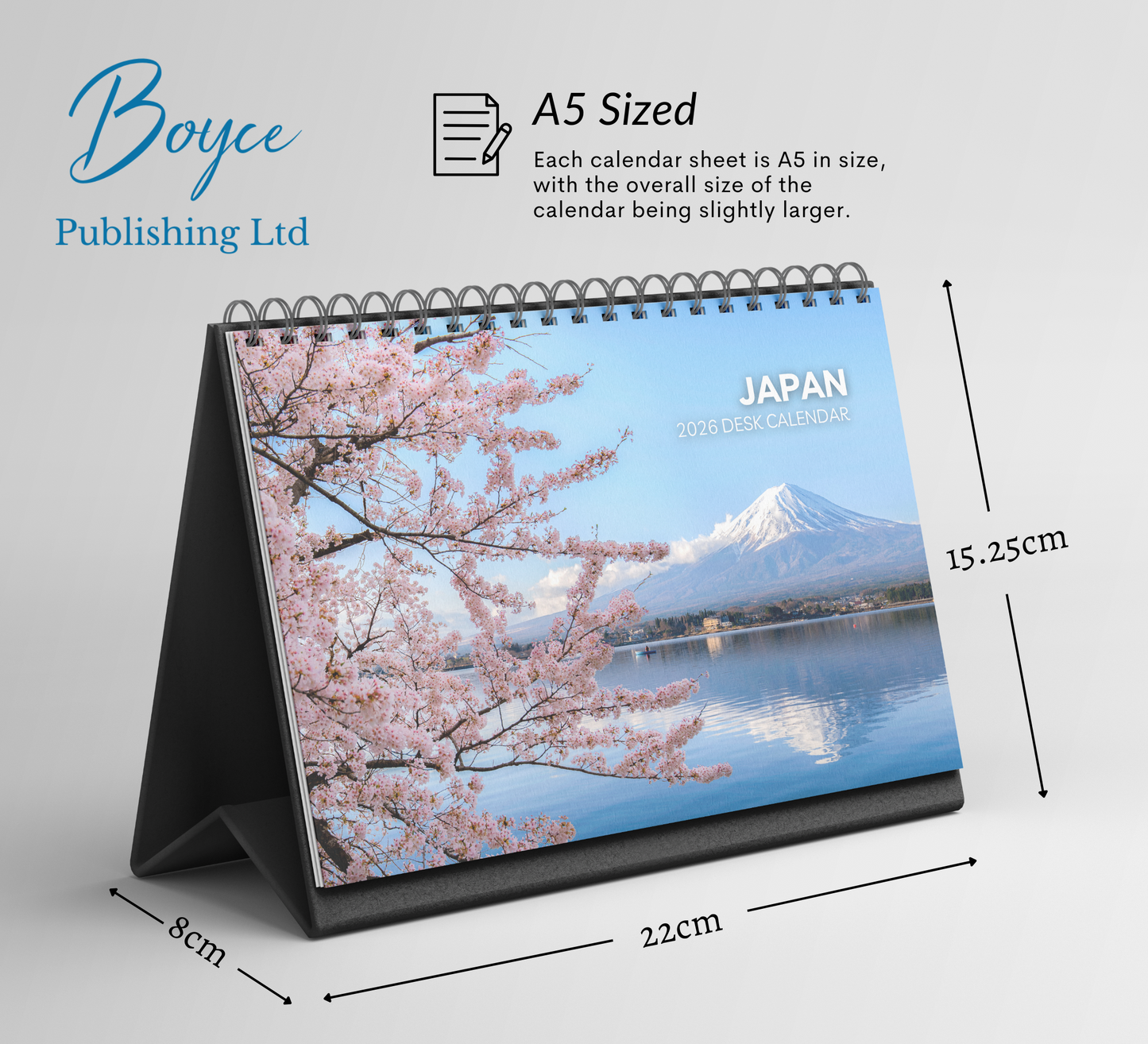 Japan Desk Calendar 2026-2027