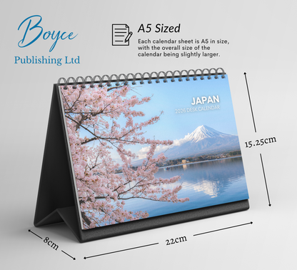 Japan Desk Calendar 2026-2027