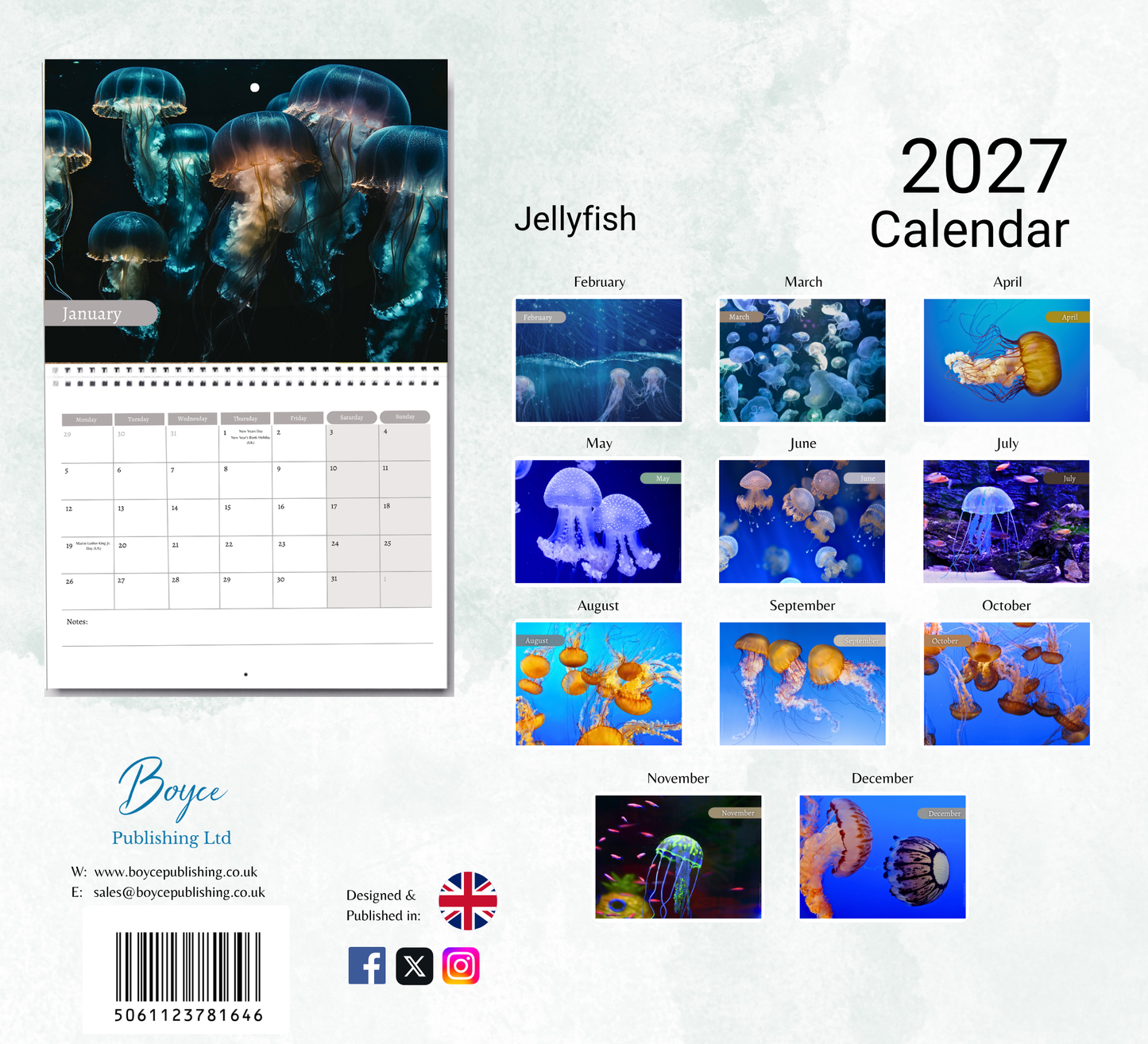 Jellyfish Calendar 2027