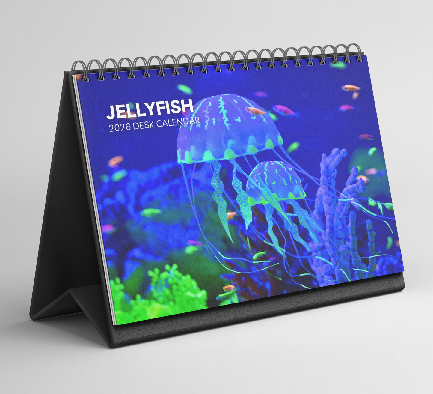 Jellyfish Desk Calendar 2026-2027