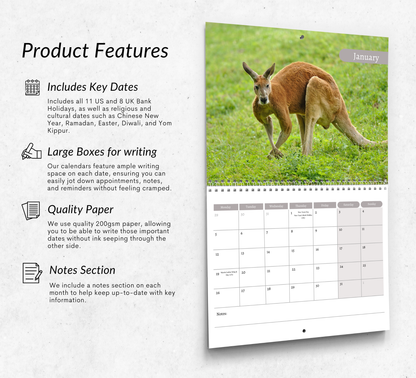 Kangaroo Calendar 2026