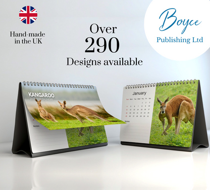Kangaroo Desk Calendar 2026-2027