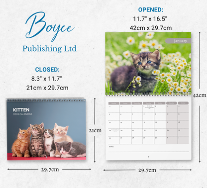 Kitten Calendar 2026