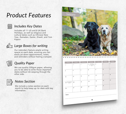 Labrador Calendar 2026